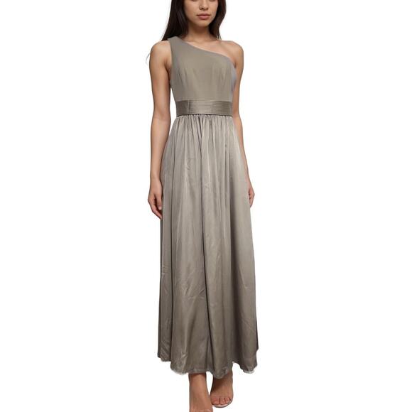 White by Vera Wang Womens One Shoulder Strap Dress Bridesmaid Dress Sizze 6 - Picture 1 of 11